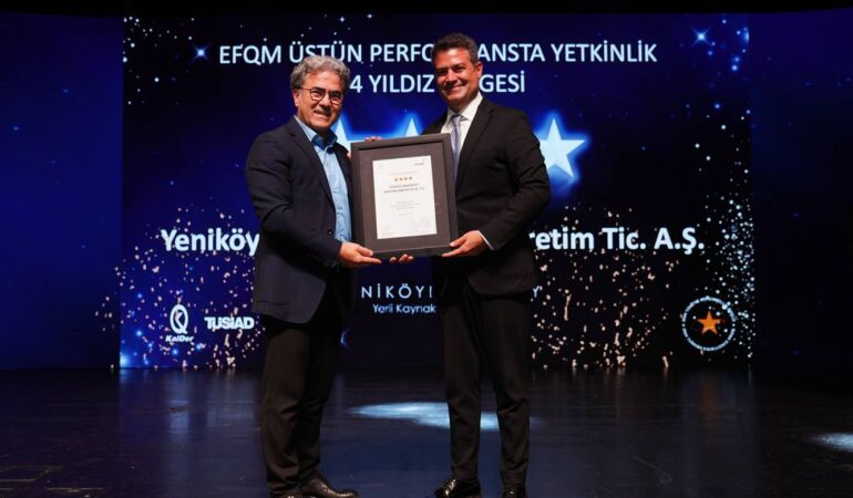 KALDER'DEN YENİKÖY KEMERKÖY ENERJİ'YE ÖDÜL