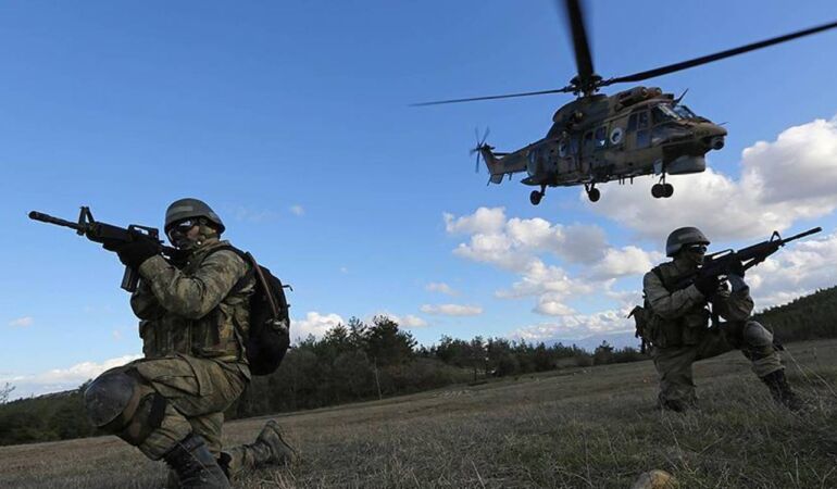 Sınır ötesinde PKK’lı teröristlere operasyon
