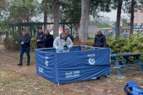 Antalya'da bir kişi parkta ölü bulundu