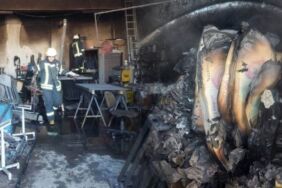 İşyerinde çıkan yangında kovada sakladığı 1 milyon TL kül oldu!