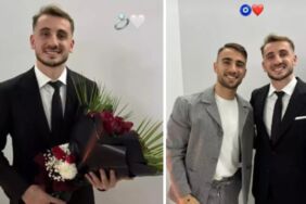Milli futbolcu Kerem Aktürkoğlu nişanlandı