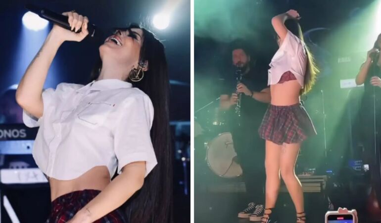 Simge Sağın İzmir sahnesinde büyüledi! Şıklığı ve performansıyla göz kamaştırdı