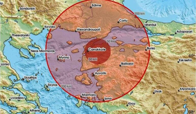 Son Dakika... Çanakkale'de korkutan deprem