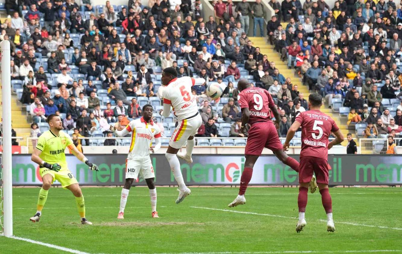 TRENDYOL SÜPER LİG: ATAKAŞ HATAYSPOR: 1 - GÖZTEPE: 1 (MAÇ SONUCU)