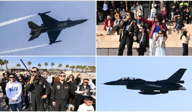 Antalya'daki SOLOTÜRK eğitim uçuşları ilgiyle izlendi (2)