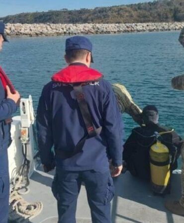 Çanakkale'de, denizde tarihi mayın bulundu!