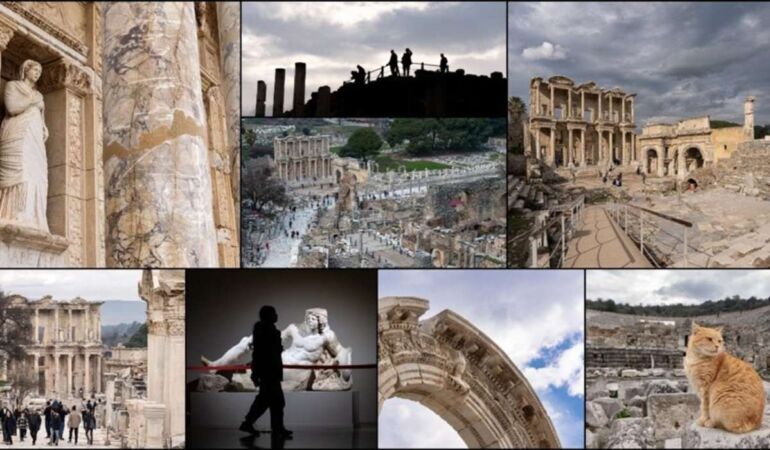 Efes, 2024'te tarihindeki en yüksek ziyaretçi sayısına ulaştı
