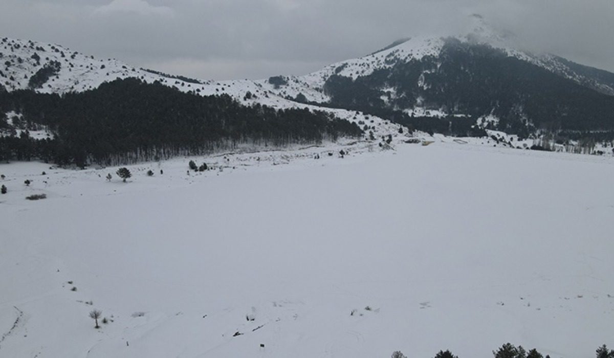 Giresun Dikmetaş Göleti'nde eşsiz manzara…1