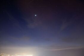 Gökyüzünde nadir görülen şölen 6 gezegen Hatay'da görüntülendi!