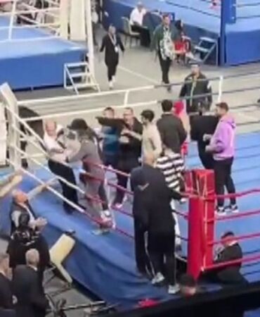 Kick boks şampiyonasında 4 hakem yaralandı, 5 kişi gözaltına alındı!