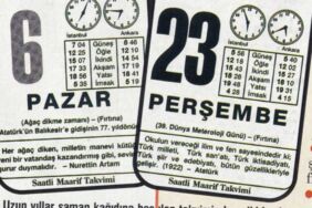 SAATLİ MAARİF TAKVİMİ