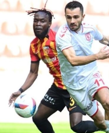 Samsunspor 43. saniyede kazandı Mouandilmadji'nin golü galibiyeti getirdi