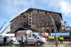 kartalkaya kayak merkezi yangın