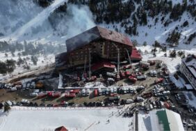 kartalkaya kayak merkezi yangın