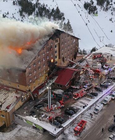 kartalkaya otel yangını