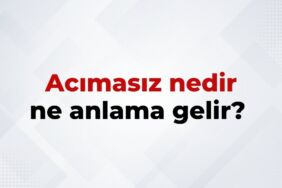 Acımasız Nedir, Ne Anlama Gelir Acımasız Kelimesinin TDK Sözlük Anlamıı
