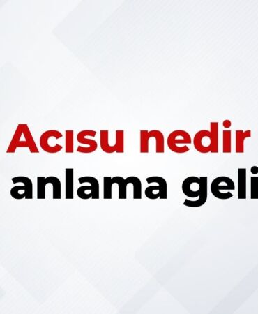 Acısu