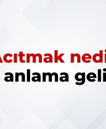 Acıtmak