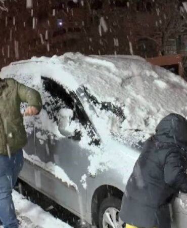 İstanbul'da beyaz esaret... Görüş mesafesi düştü