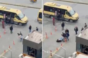 İstanbul'da minibüs şoförü tartıştığı yolcuyu darbetti!