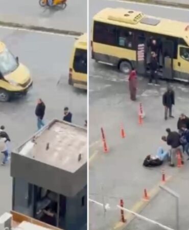 İstanbul'da minibüs şoförü tartıştığı yolcuyu darbetti!