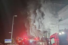 İstanbul'da mobilya atölyesinde yangın! 6 kişi mahsur kaldı