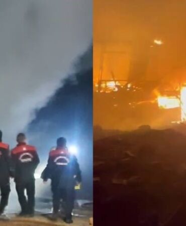 Kahramanmaraş'ta 2 katlı prefabrik evde yangın... 1 kişi öldü, 4 kişi hastaneye kaldırıldı!