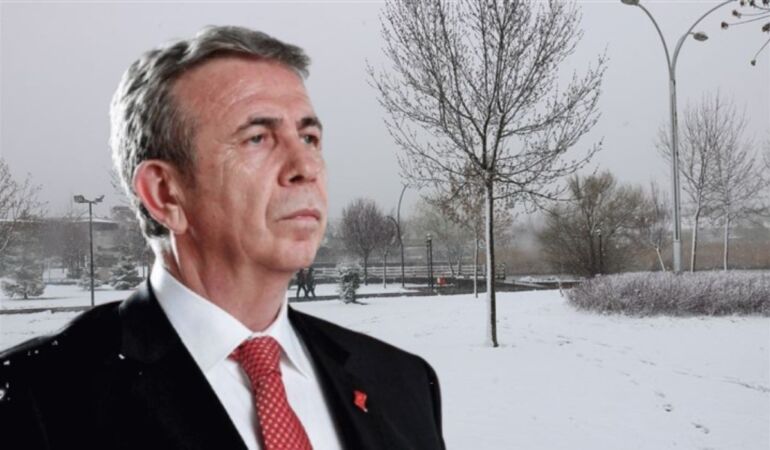 Mansur Yavaş Ankaralıları uyardı! Sıcaklık -3,5 derece 'Buzlanma ihtimali…'
