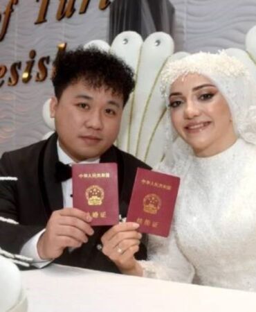 Rizeli gelin ile Çinli damat Çayeli'nde dünyaevine girdi