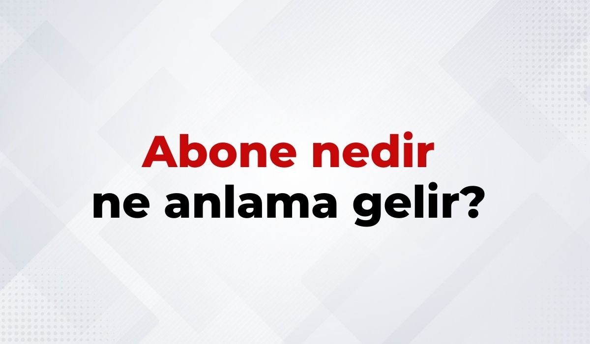 abone