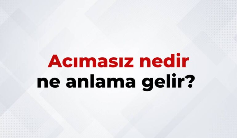 acımasız