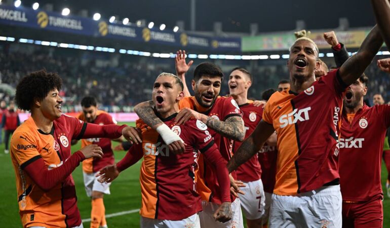 Galatasaray sahasında şampiyonluk için!