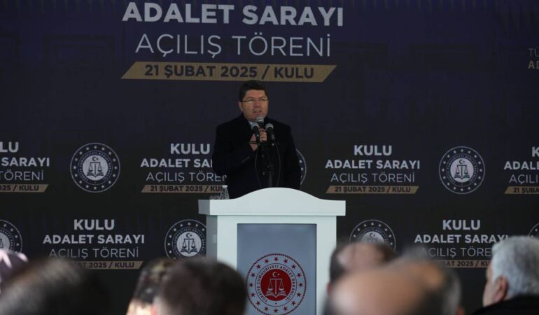 Adalet Bakanı Tunç’a göre ülkede, “Hukuk güvenliği” varmış!