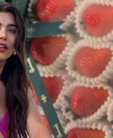 Ebru Şancı'nın Londra'daki paylaşımı şaşırttı! 28 çileğin fiyatı dudak uçuklattı