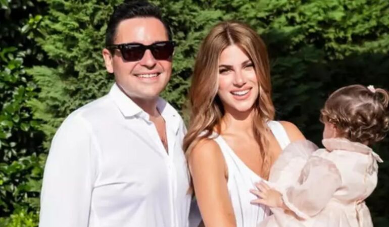 Hacı Sabancı'yı babalık sorusu! Muhabirleri görünce eşi Nazlı Sabancı'yı geride bıraktı