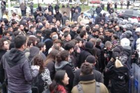 Kocaeli Üniversitesi’ndeki eylemde 2 -kişi yaralandı, 6 kişi gözaltına alındı