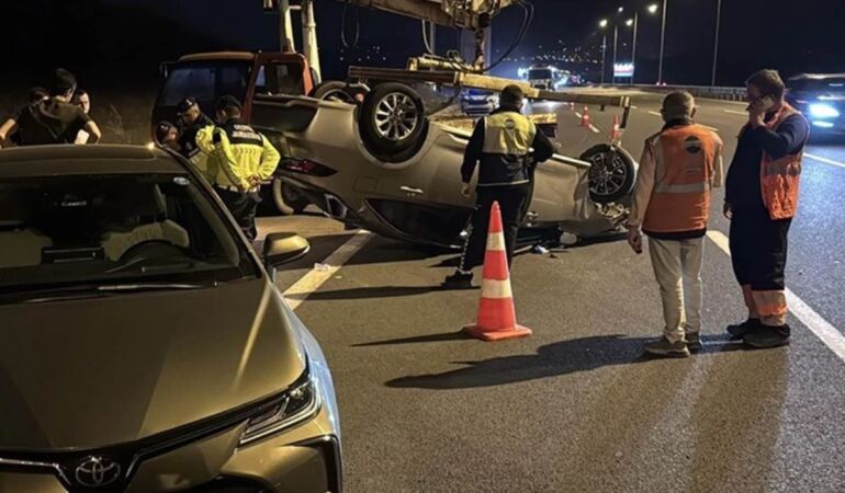 Kuzey Marmara Otoyolu'nda kaza Çok sayıda yaralı