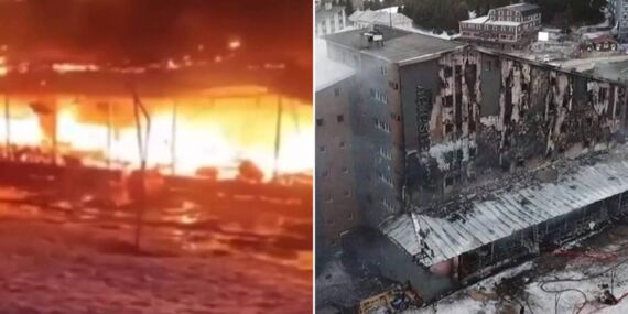 Uludağ’da korkutan otel yangını: Can kaybı var!