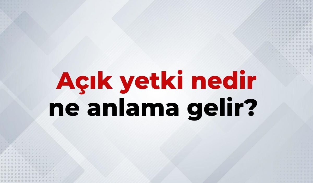 nedir