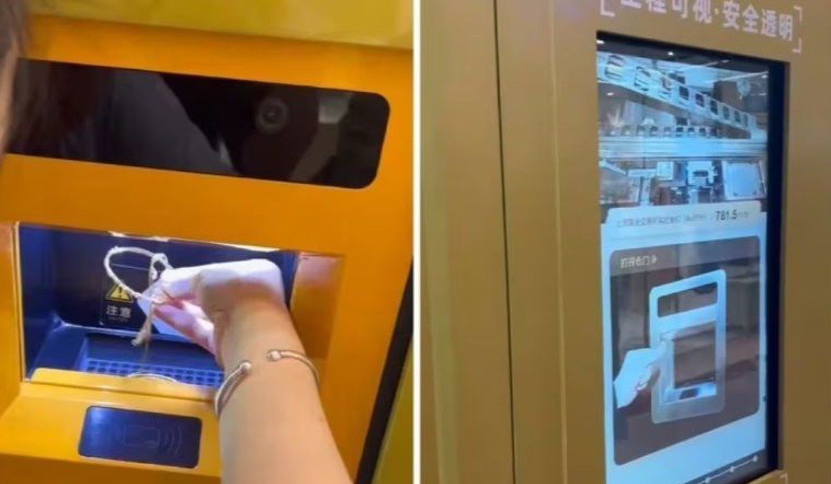 Çin'de bir ilk Dünyanın ilk akıllı altın ATM’si hizmete girdi