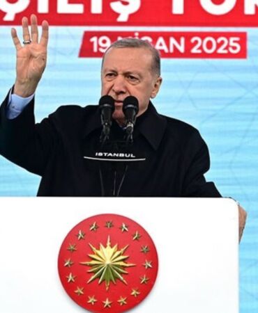 Erdoğan konuşurken pankart açan işçi tutuklandı