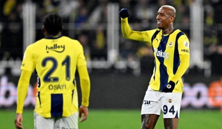 Fenerbahçe’den dev galibiyet Talisca'dan hat-trick şovu!