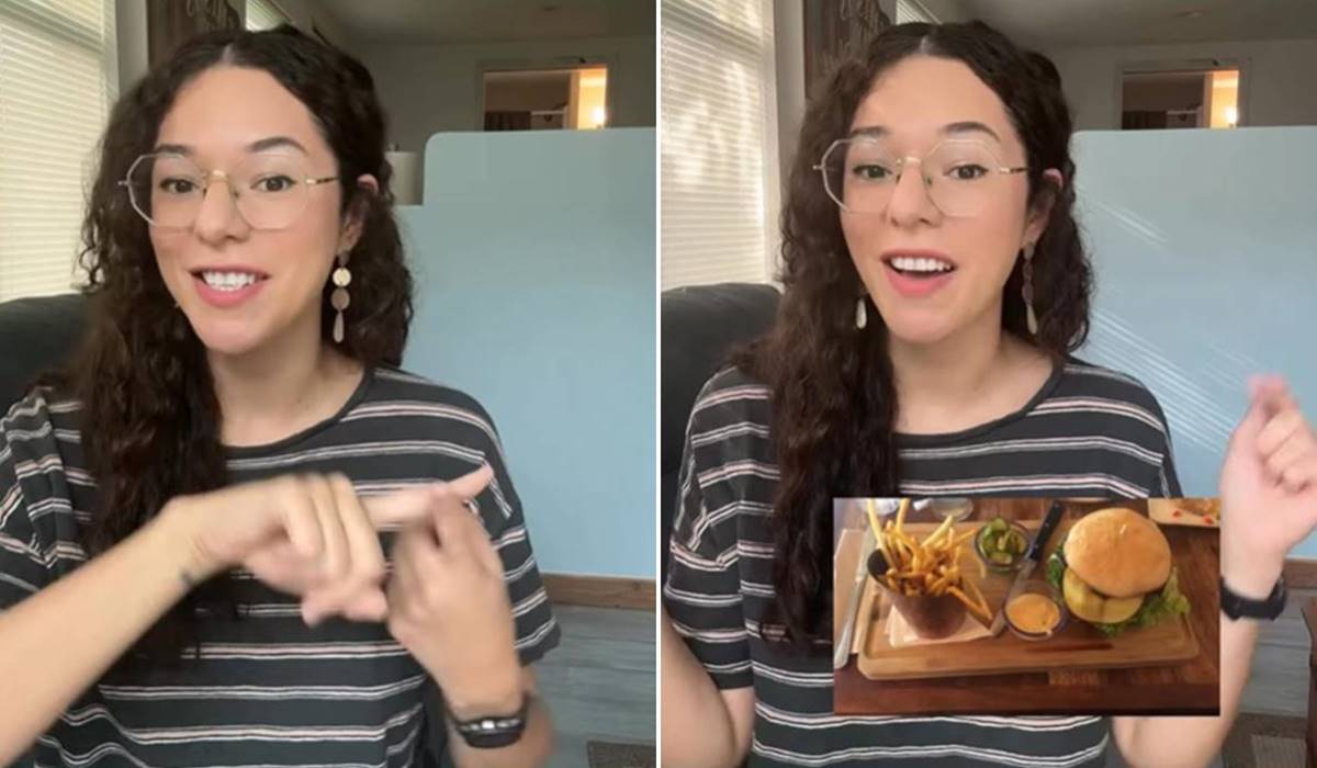 Hamburger siparişi boşanmaya kadar gitti