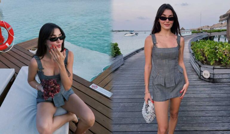 Tarzı dikkat çekti: Hande Erçel yeni halini paylaştı!
