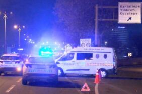 Yardım etmek için durmuşlar... TEM Bağlantı Yolu'nda zincirleme kaza Ölü ve yaralılar var!