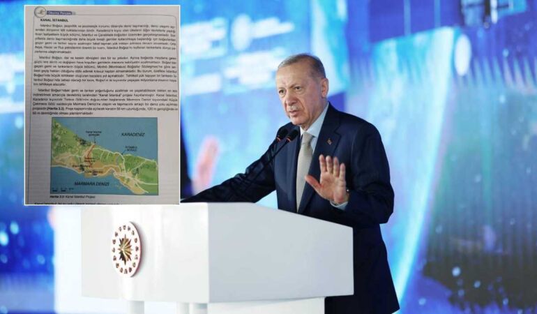 erdoğan kanal istanbul ders kitabı