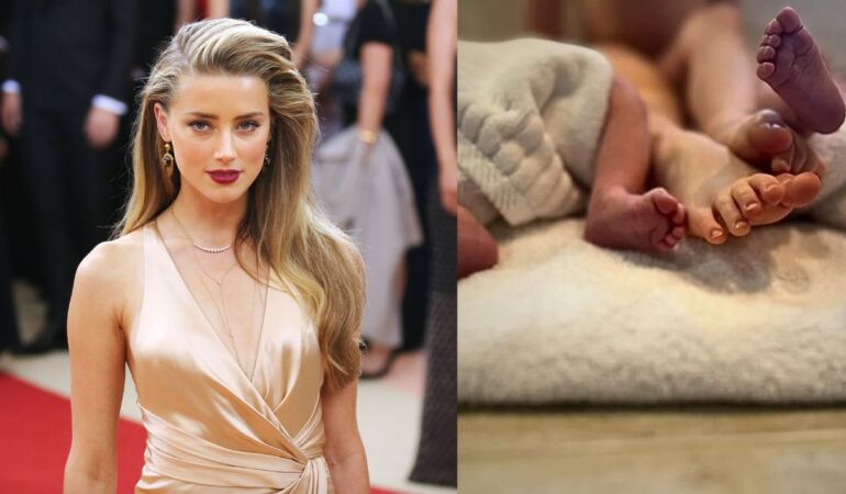Amber Heard ikiz bebek sahibi oldu 'Ailem tamamlandı'
