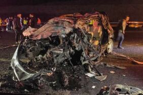 Ankara-Niğde Otoyolunda feci kaza… Araçlar kafa kafaya çarpıştı!