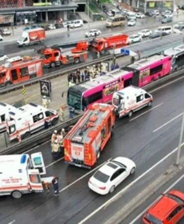 Beylikdüzü’nde 1 kişinin hayatını kaybettiği metrobüs kazasında sürücü tutuklandı