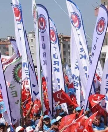 Binlerce işçi Kartal Meydanı'nda adalet için haykırdı 'Vergide adalet, ücrette adalet!'